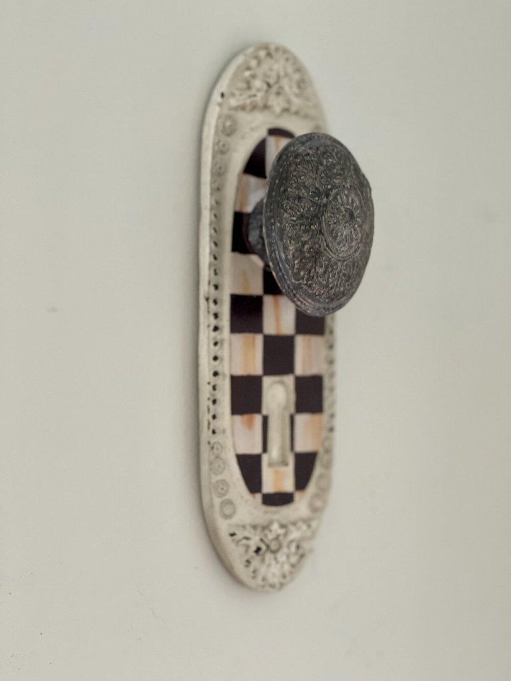 MacKenzie-Childs Courtly Door Knob Wall Hook -NEW -Theme: eclectic treasure!